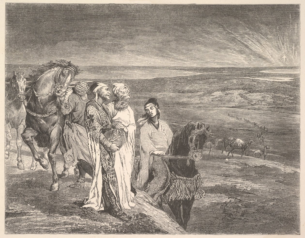 Die Weisen aus dem Morgenland, 1868 von John La Farge