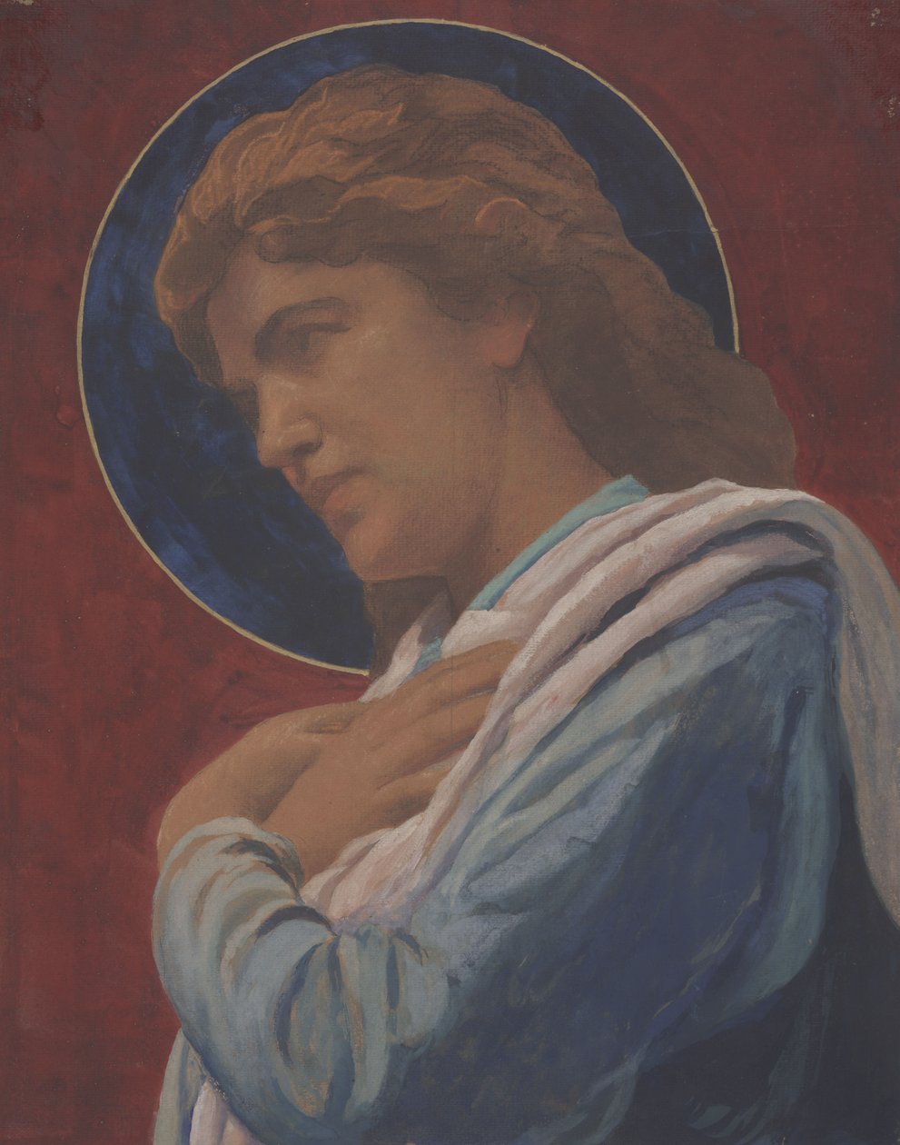 Ein Heiliger von John La Farge or Lafarge