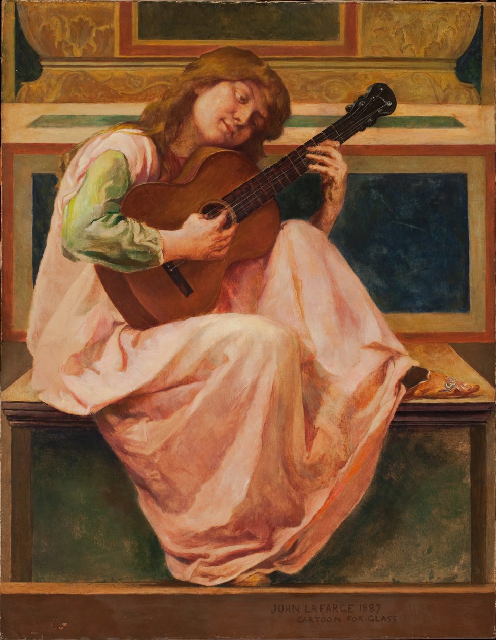 Suonatore von John La Farge or Lafarge