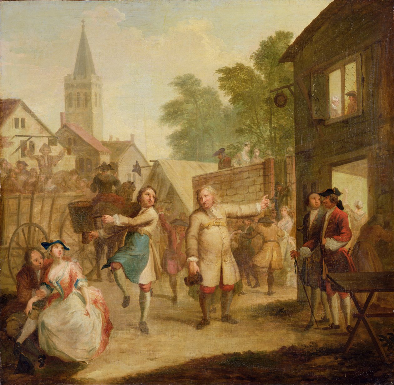 Hob tanzt weiter trotz seines Vaters, ca. 1726 von John Laguerre