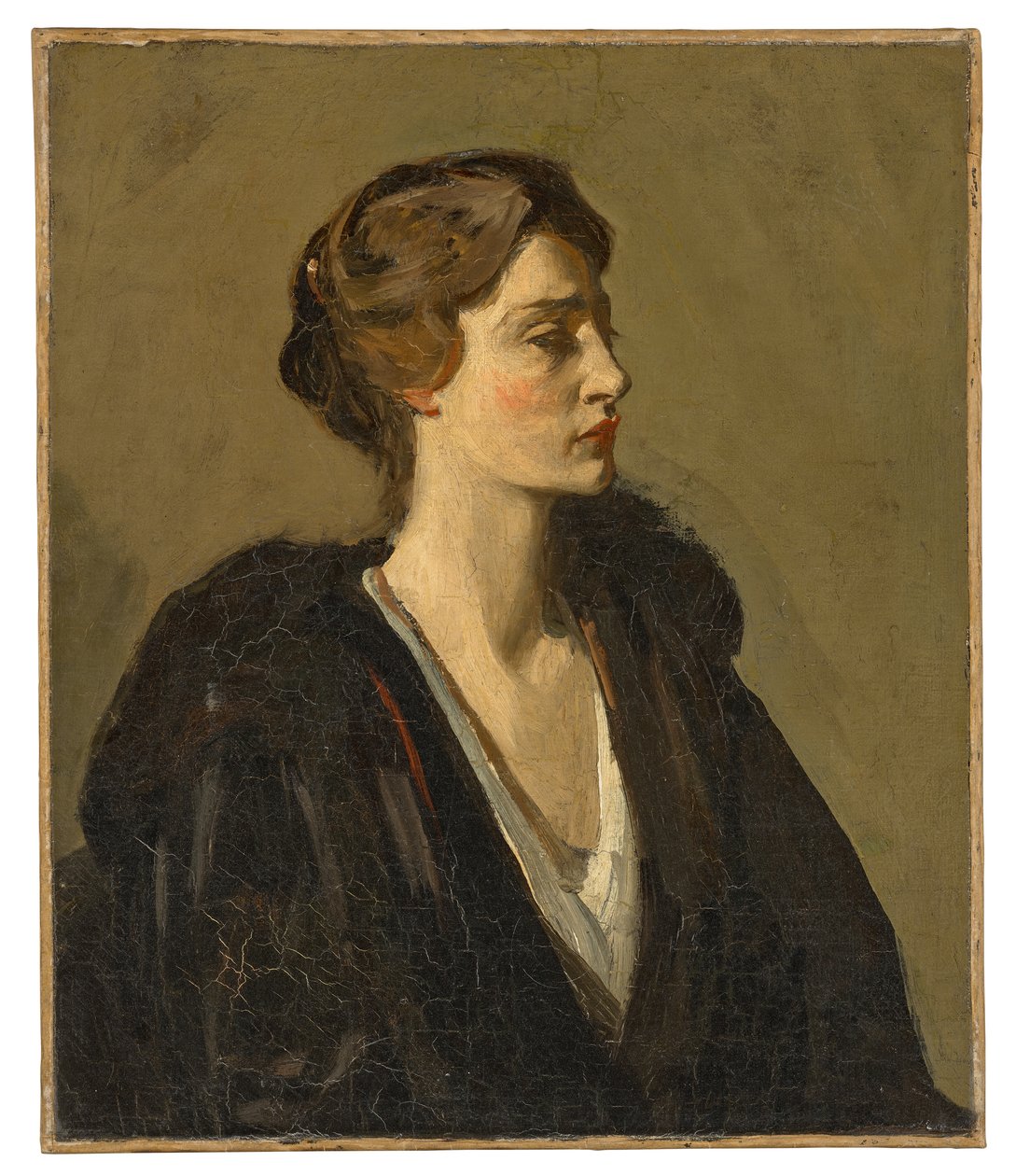 Eine Dame in Schwarz (Lady Gwendeline Spencer-Churchill) von John Lavery