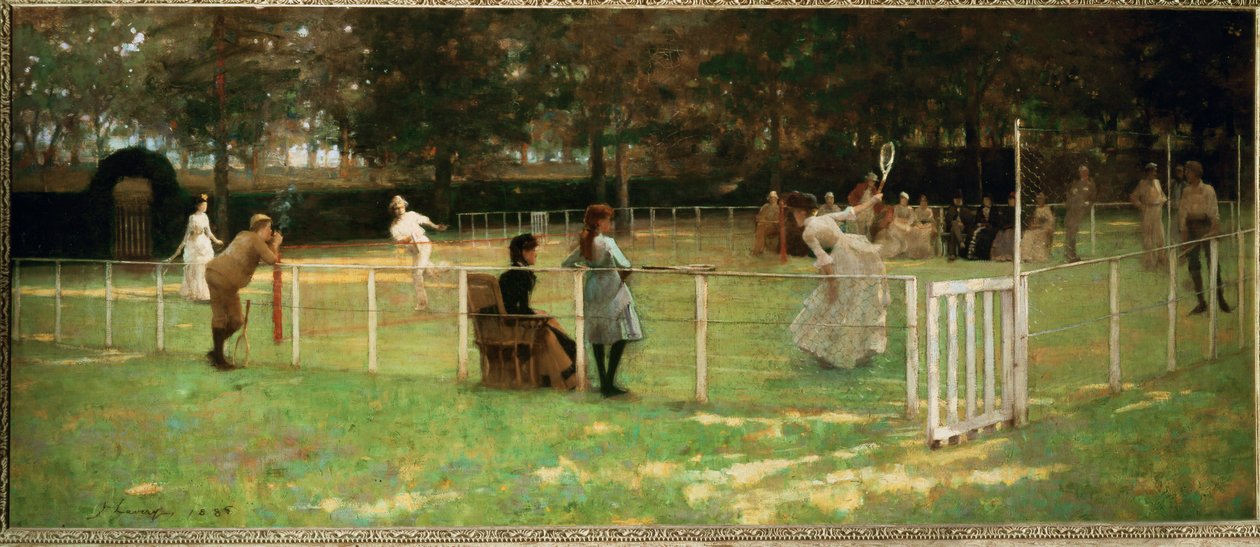 Ein Tennisspiel von John Lavery