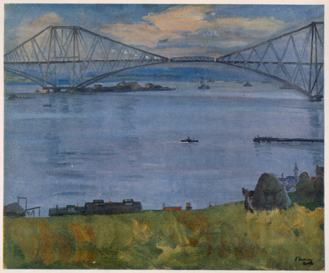 Die Forth Bridge, 1914, aus 