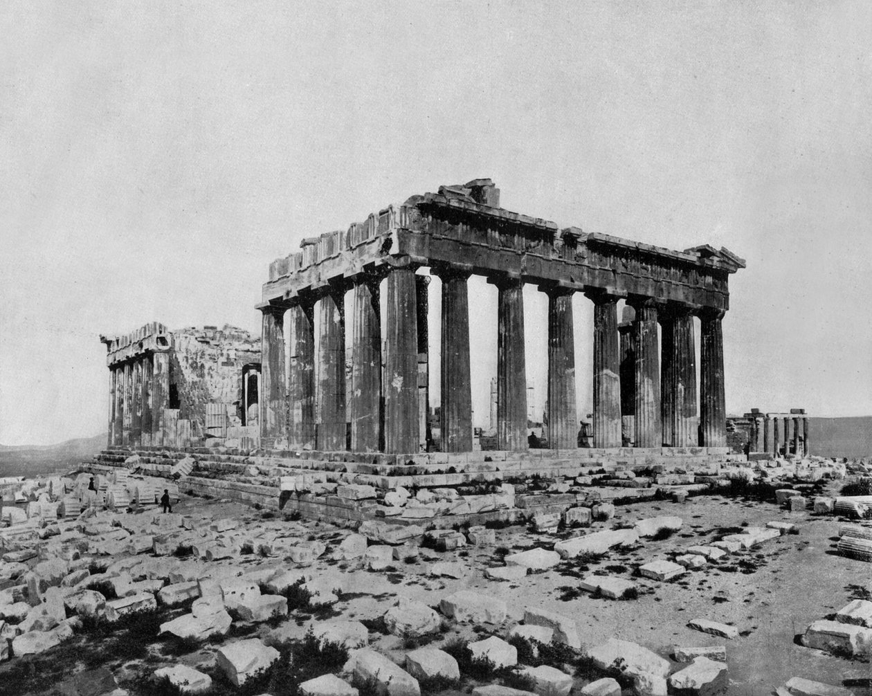 Parthenon der Akropolis, Athen von John Lawson Stoddard