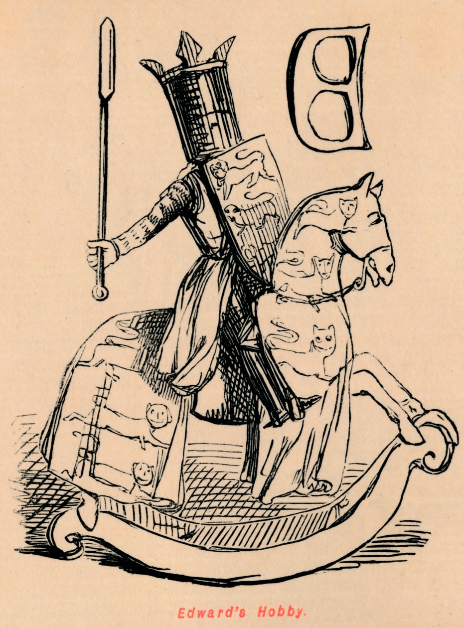 Edwards Hobby, um 1860 von John Leech
