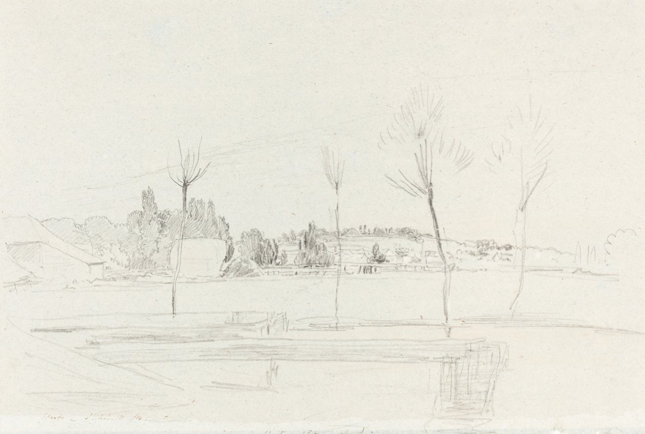 Landschaft in Hertfordshire von John Linnell
