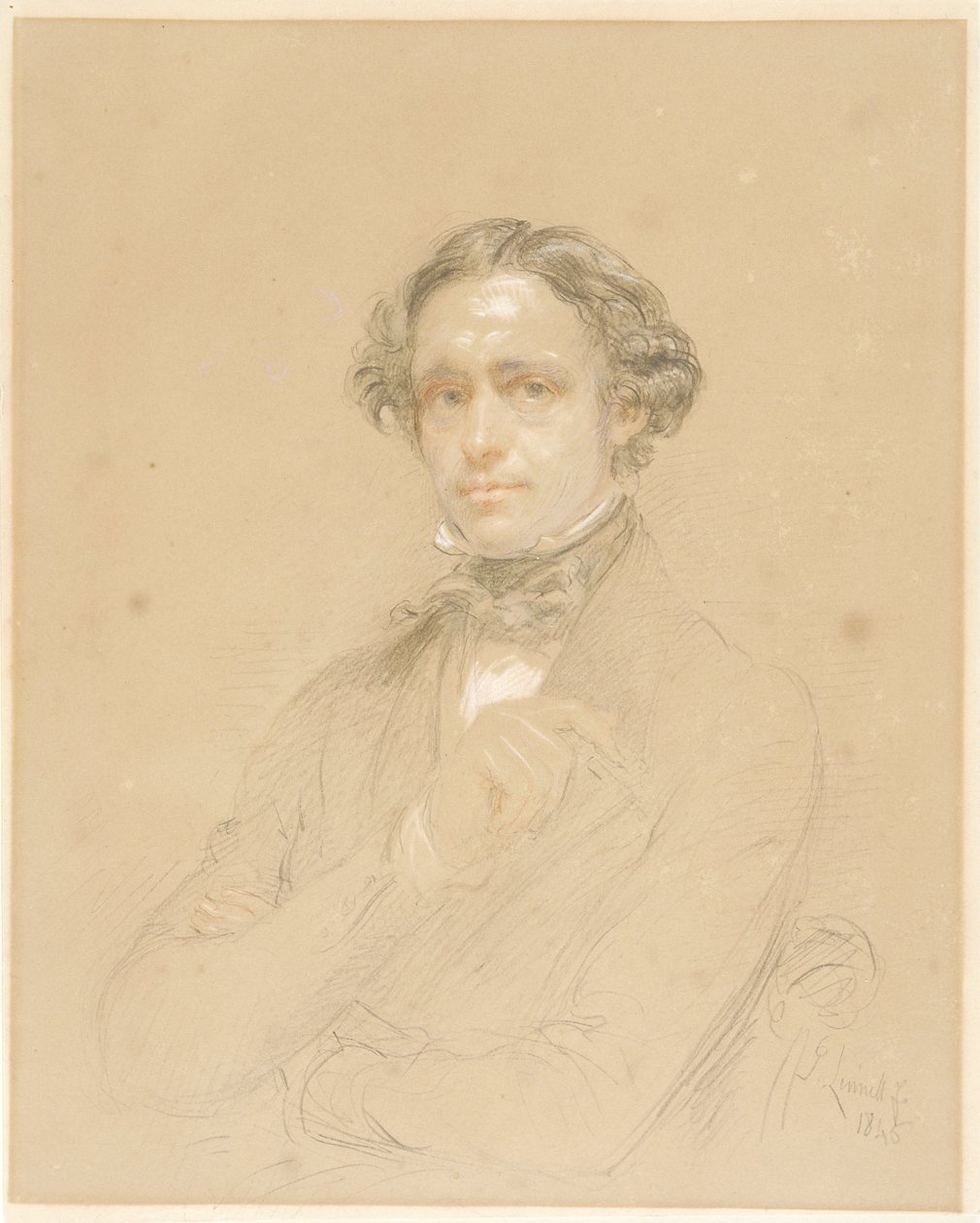 Porträt eines Herrn von John Linnell