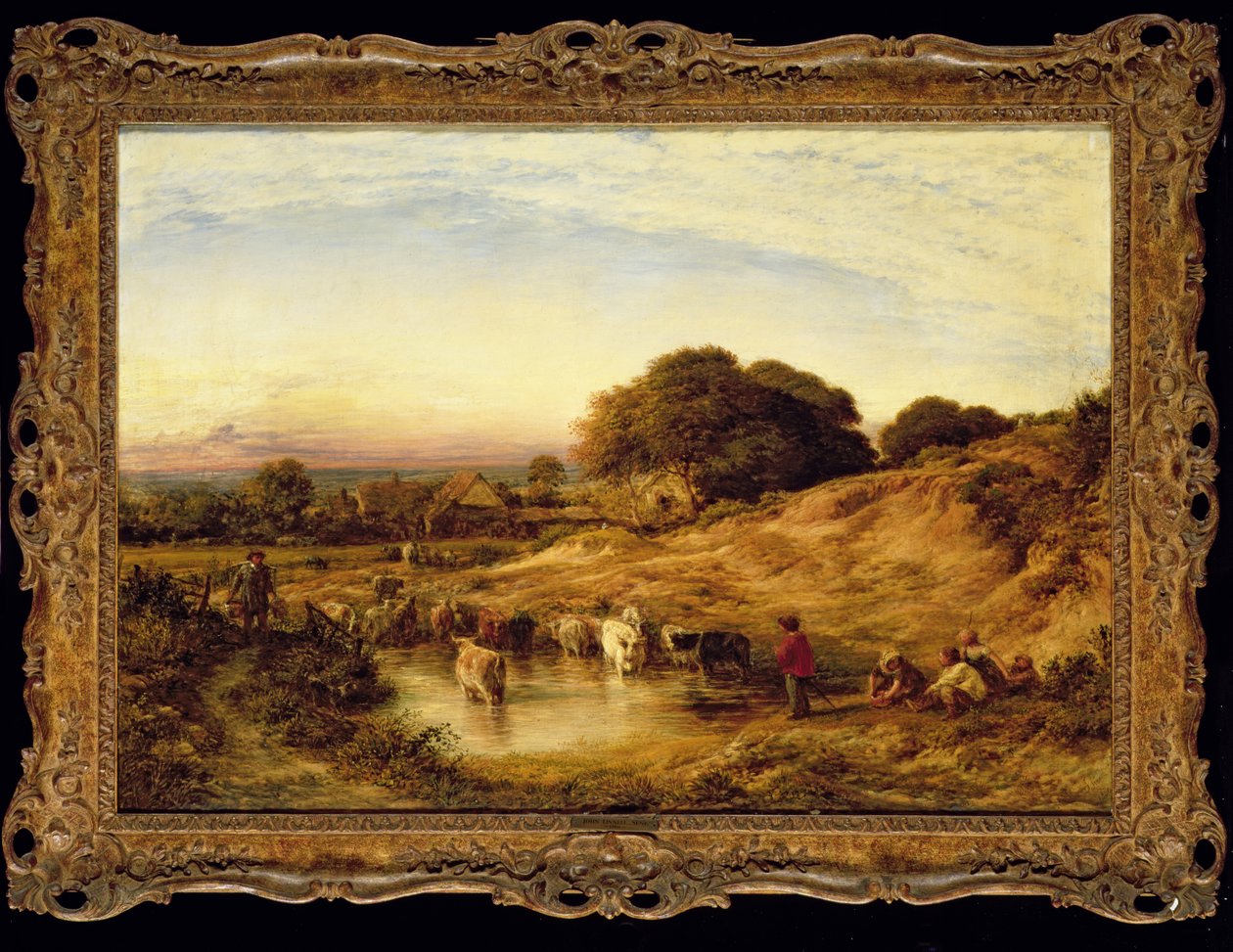 Sonnenuntergang, 1860 von John Linnell