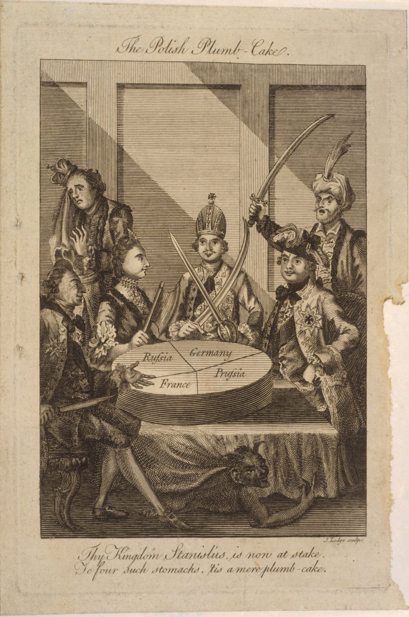 Der polnische Pflaumenkuchen, 1772 von John Lodge