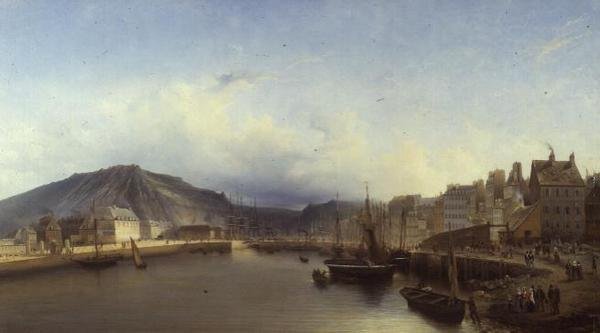 Die Brücke von Cherbourg von John Louis Petit