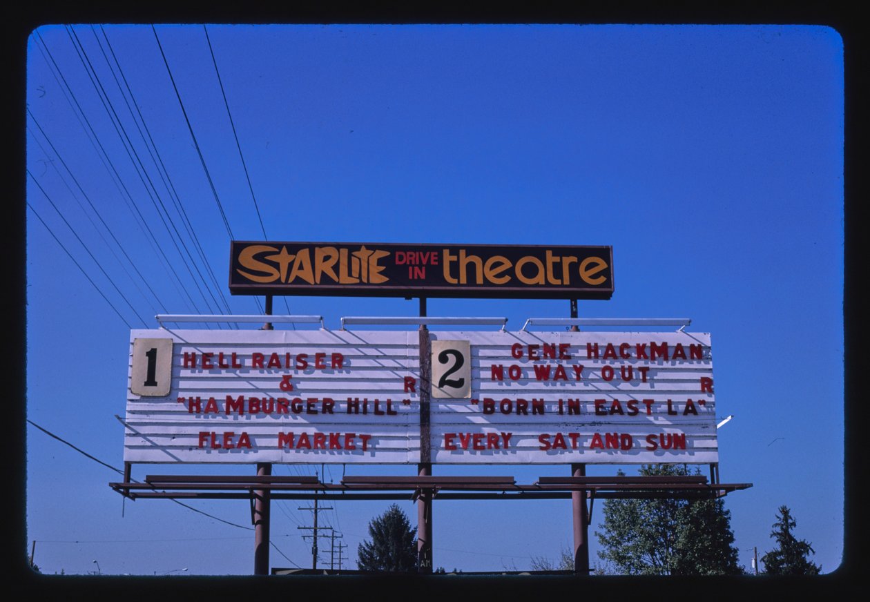 Starlite Drive-In, Medford, Oregon, USA von John Margolies