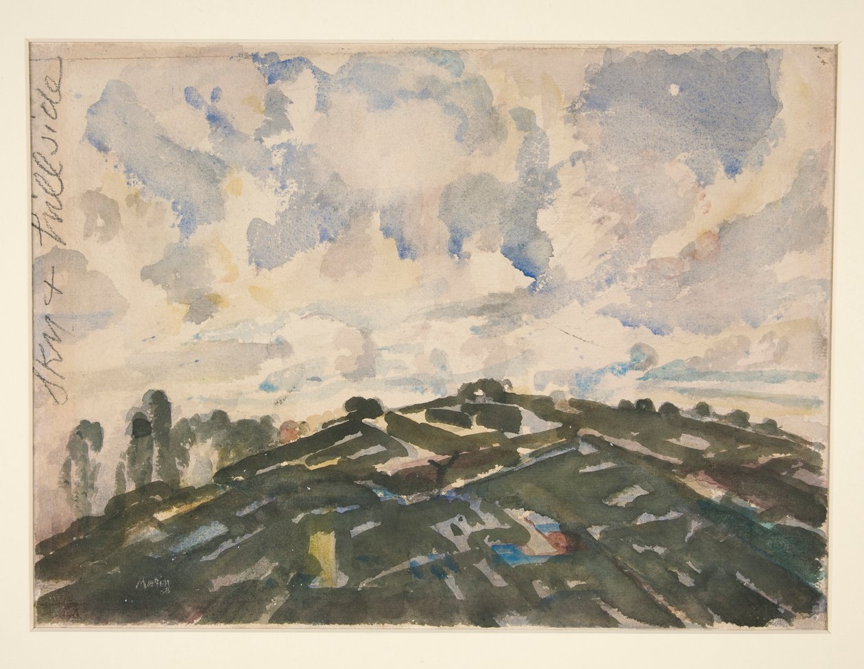 Land und Himmel, Frankreich, 1908; oder Der Hügel von John Marin