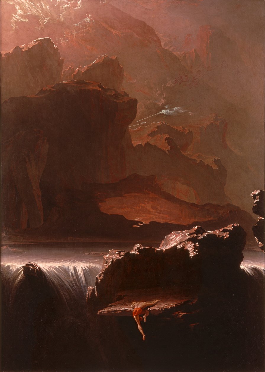 Sadak auf der Suche nach den Wassern des Vergessens von John Martin