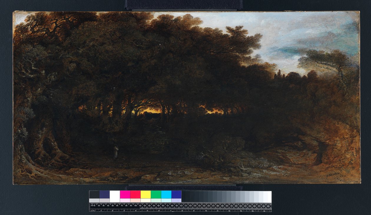 Dämmerung in den Wäldern, 1850 von John Martin