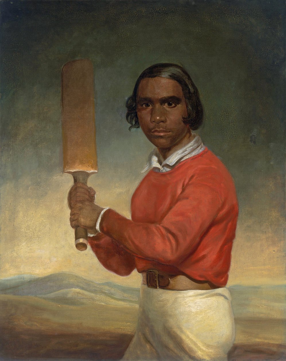 Porträt von Nannultera, einem jungen Poonindie-Cricketer von John Michael Crossland