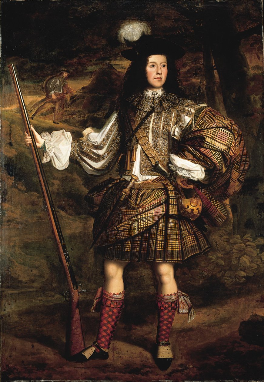 Ein Highland-Häuptling: Porträt von Lord Mungo Murray von John Michael Wright