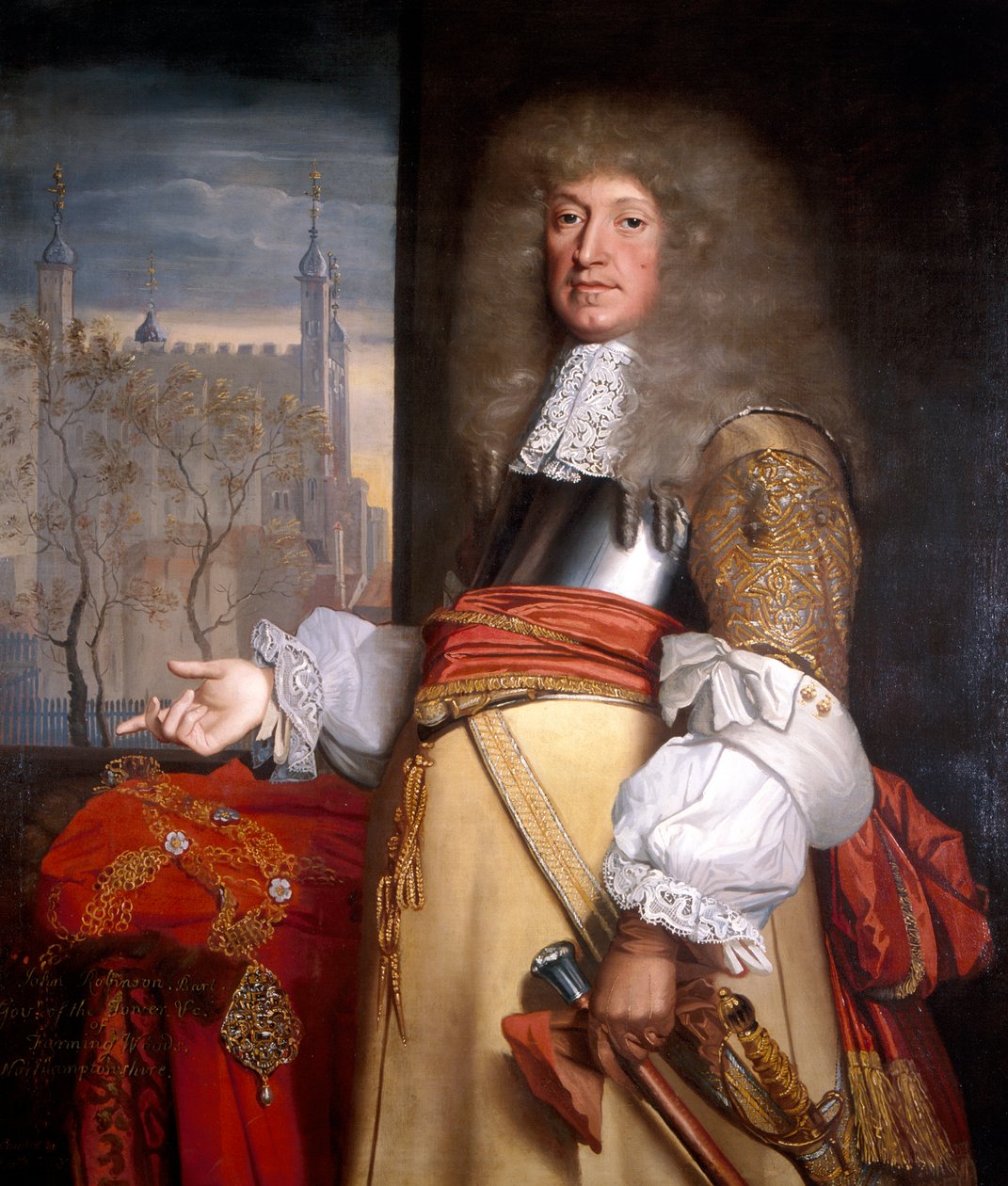 Sir John Robinson, Lord Mayor 1662 von John Michael Wright