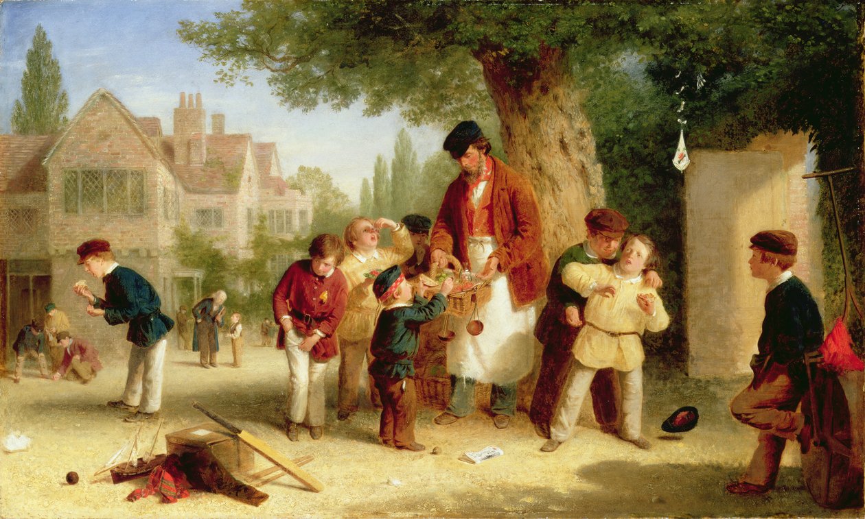 Eine Dorfschule in Bedfordshire von John Morgan