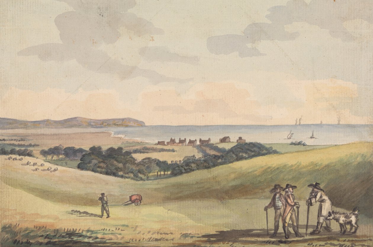 Eastbourne vom Sitz von Lord G. Cavendish im Park von John Nixon