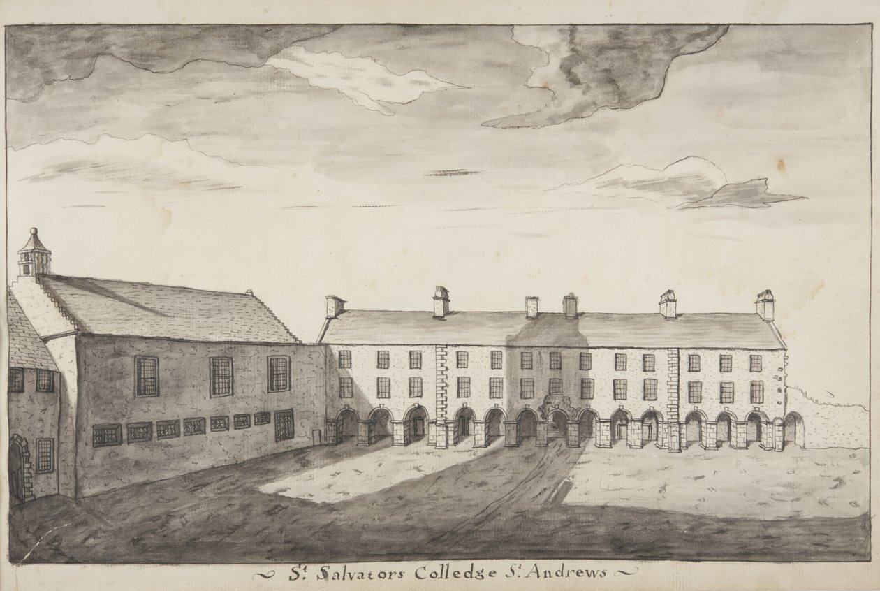 St Andrews Delineated - St Salvators College St Andrews von John Oliphant