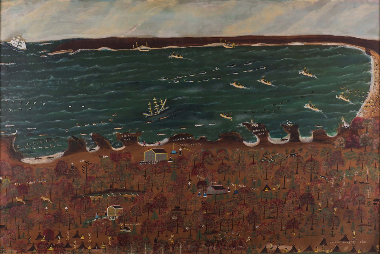 Indisches Lager bei Marblehead von John Orne Johnson Frost