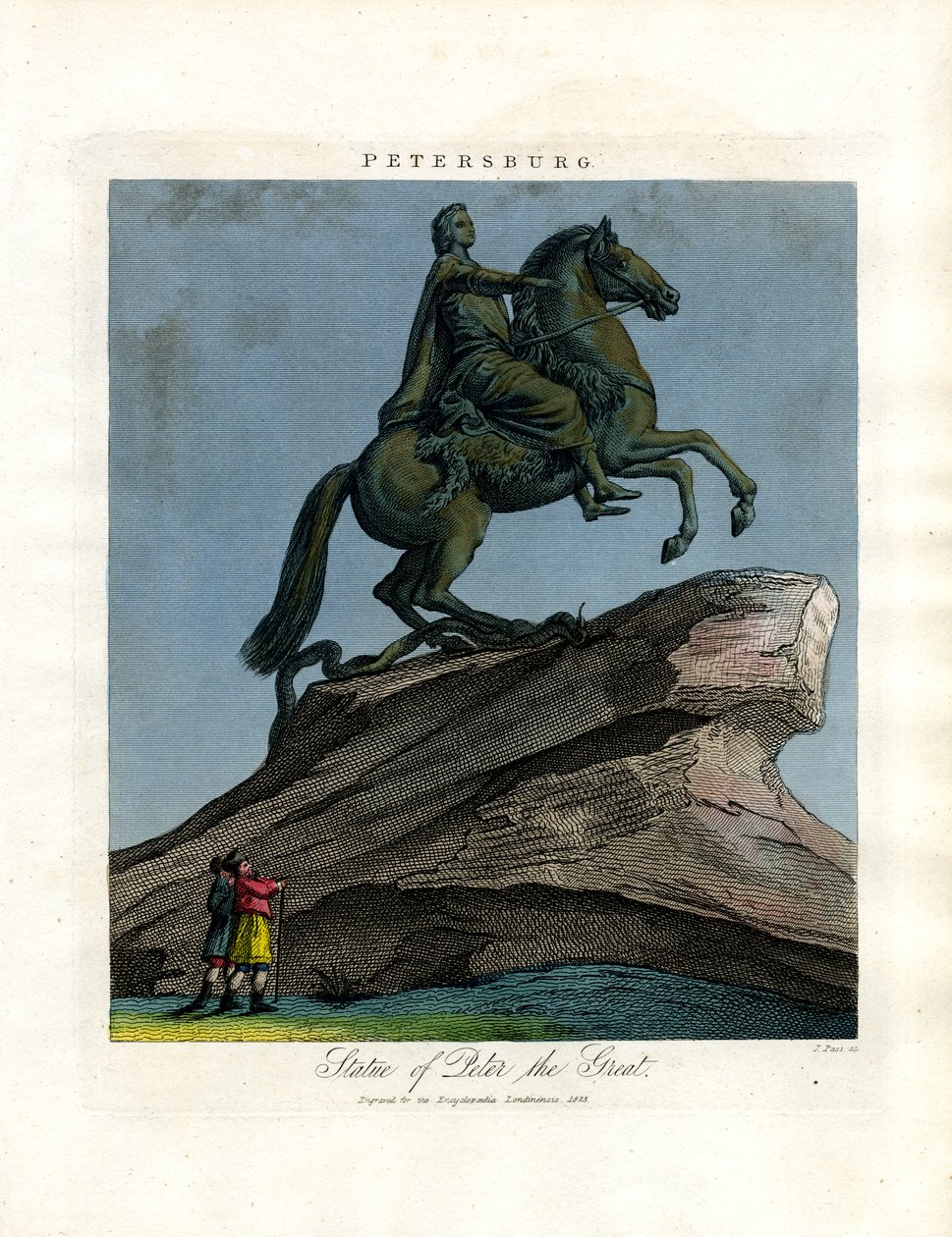 Reiterstatue von Peter dem Großen von John Pass