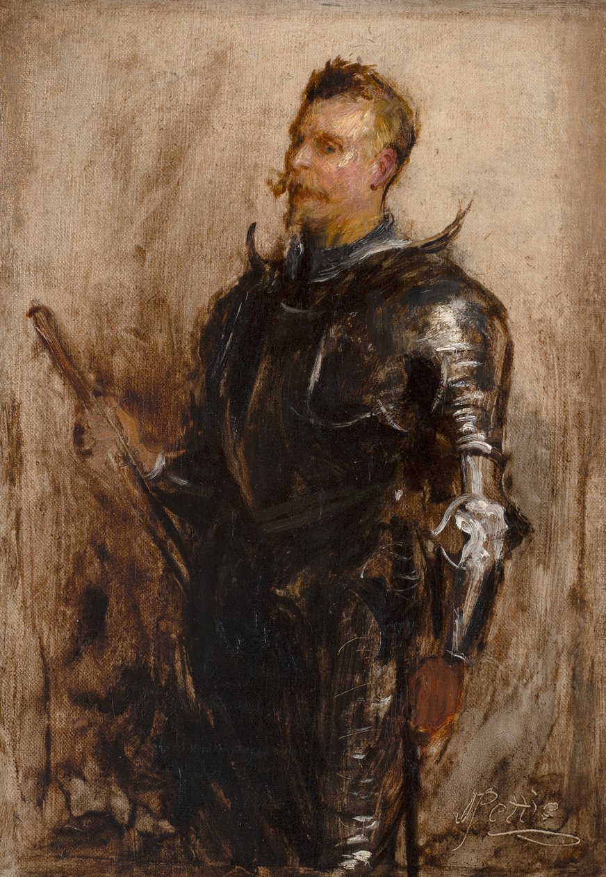 Studie eines Ritters von John Pettie