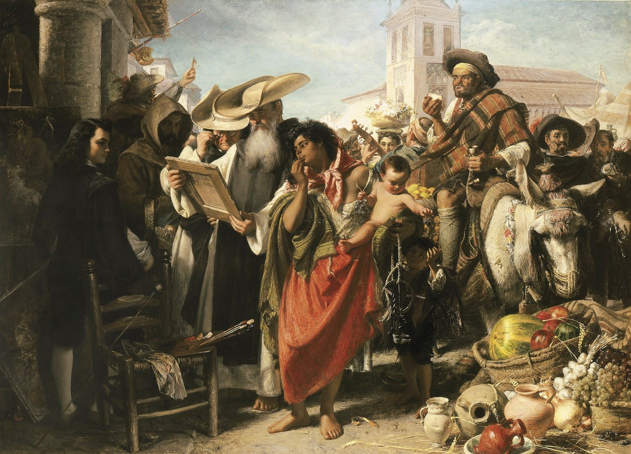 Die frühe Karriere von Murillo, 1865 von John Phillip