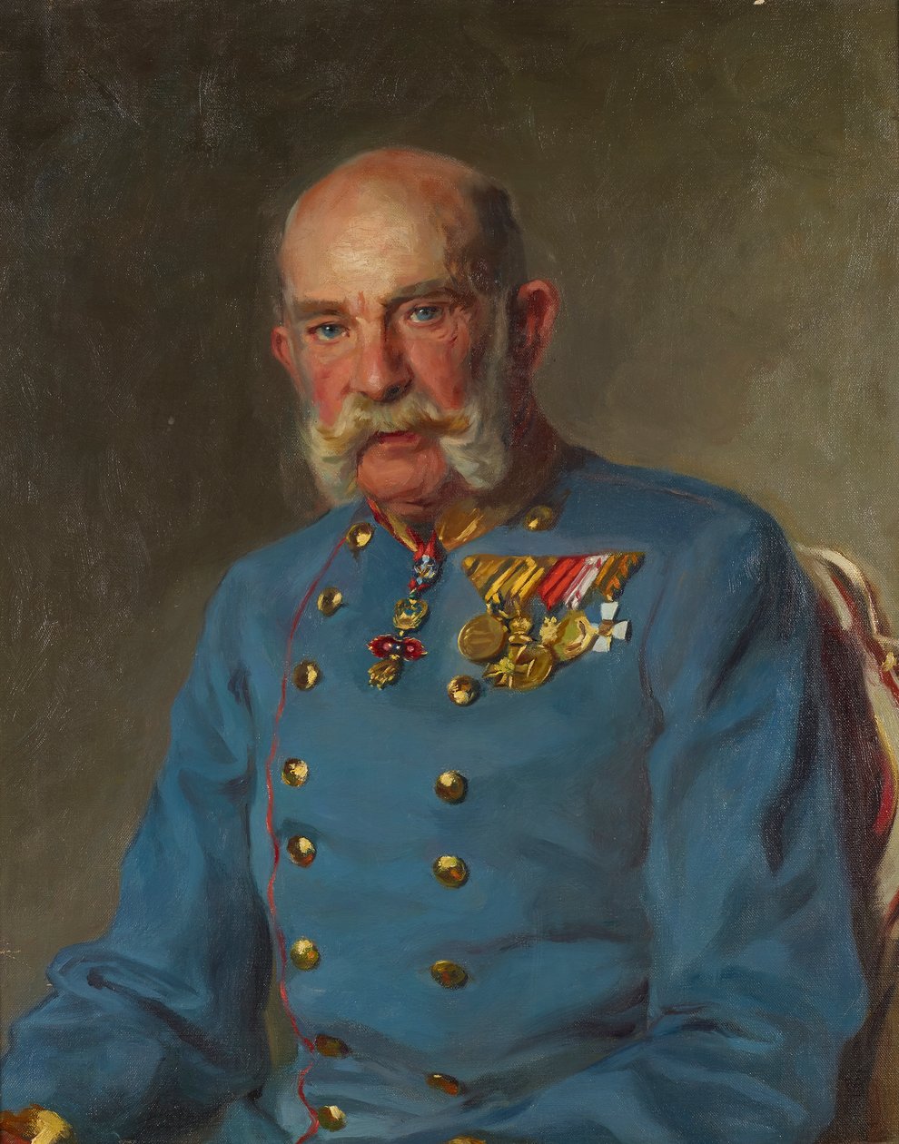 Kaiser Franz Joseph I. in der Dienstuniform eines österreichischen Feldmarschalls von John Quincy Adams