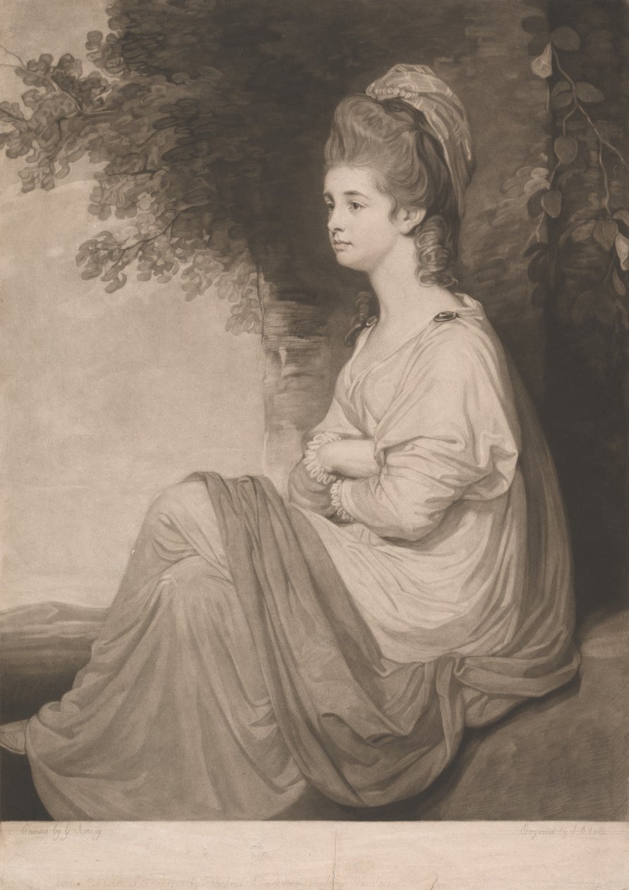 Louisa, Lady Stormont von John Raphael Smith