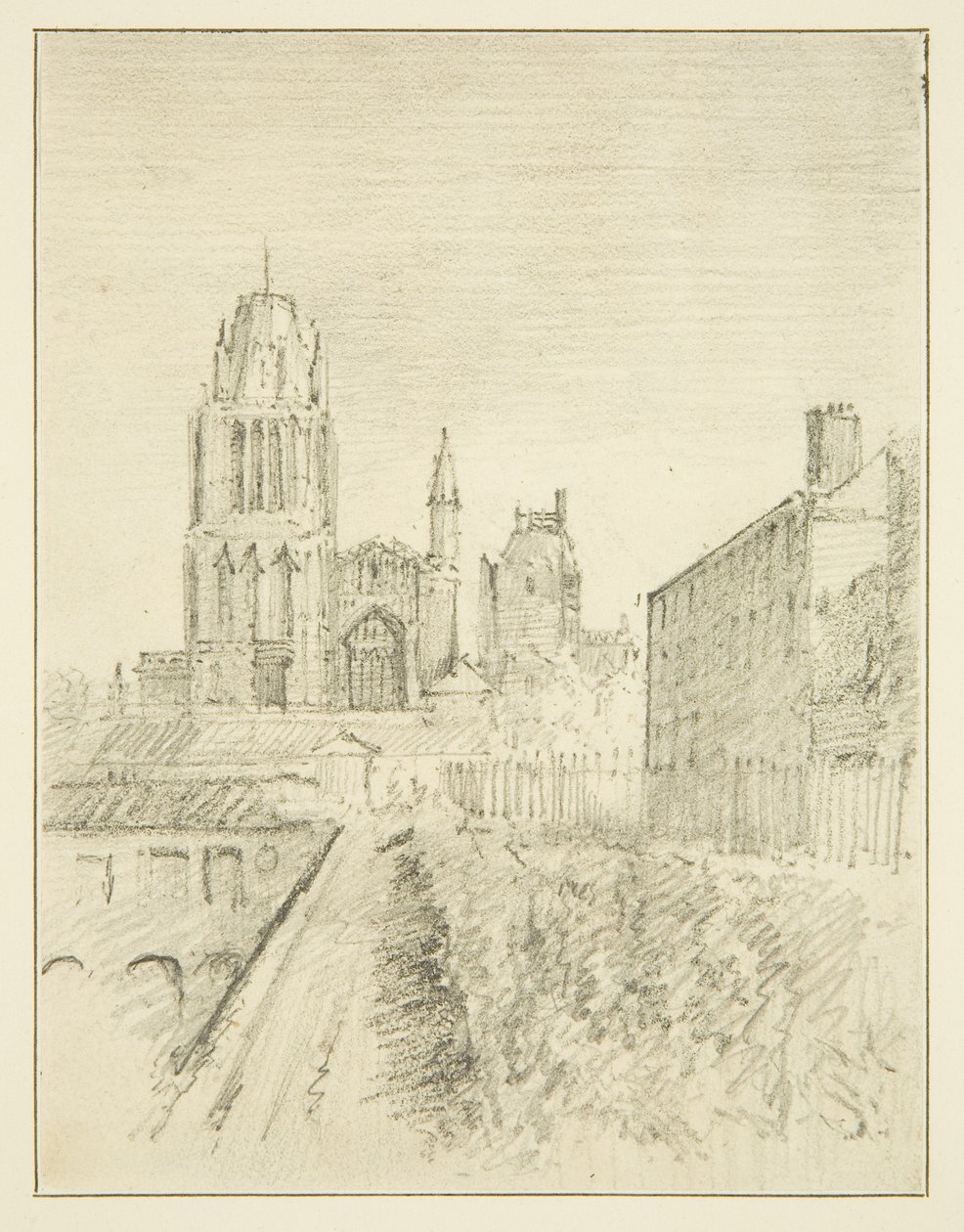 Redcliffe Kirche und Teil von Alfred Wharf von John Reverend Eden