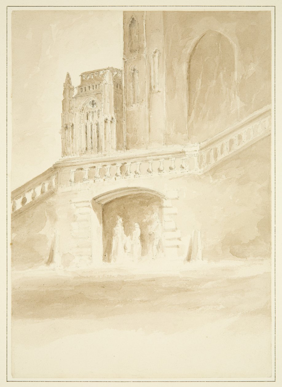Redcliffe Conduit und Teil der Nordvorhalle von John Reverend Eden