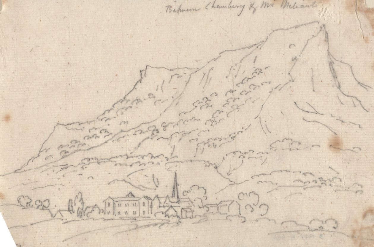 Zwischen Chamberg und Mt. Meliant von John Robert Cozens