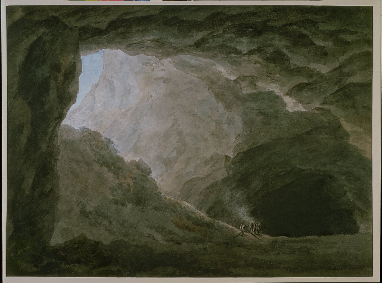 Grotte in der Campagna von John Robert Cozens