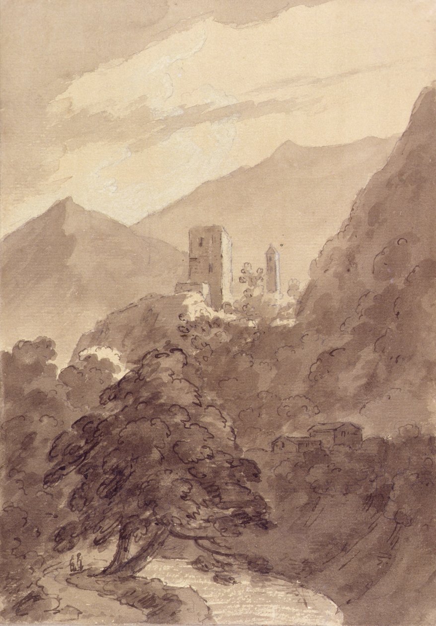 In den Graubünden von John Robert Cozens