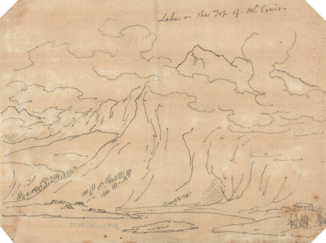 See auf dem Gipfel des Mont Cenis von John Robert Cozens