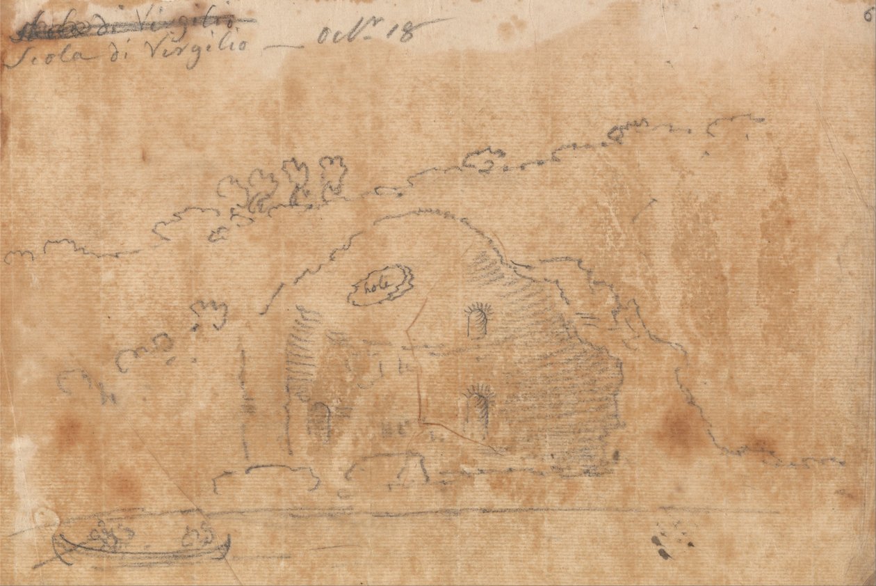 Schule von Virgilio, 18. Oktober von John Robert Cozens