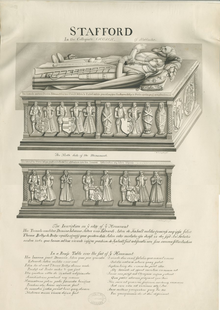 Stafford - Aston Monument in der St. Mary