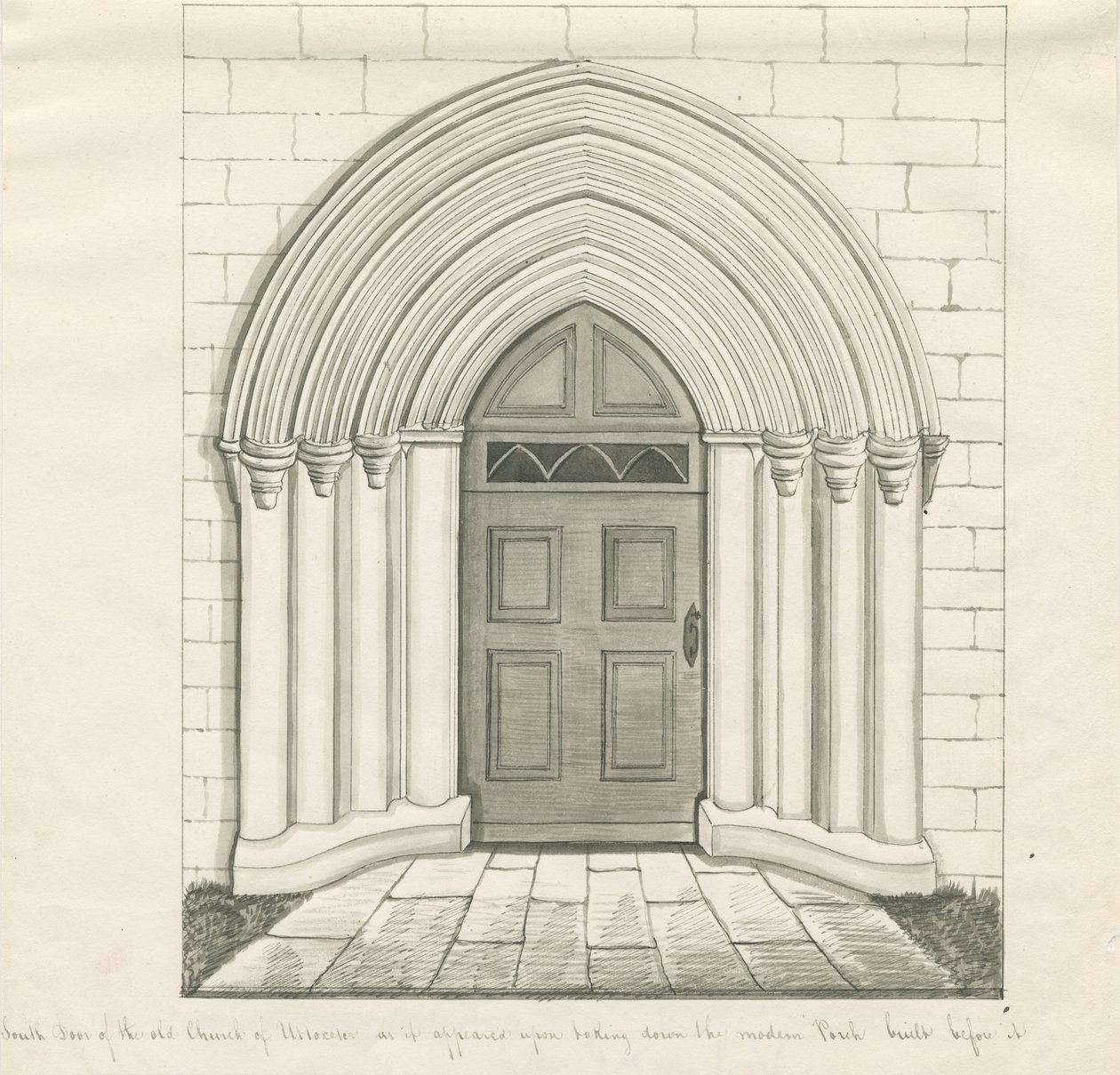 Uttoxeter Kirche - Südportal von John Robert Fernyhough