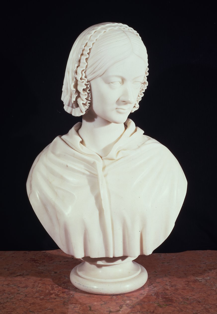 Büste von Florence Nightingale (1820-1910) von John Robert Steell