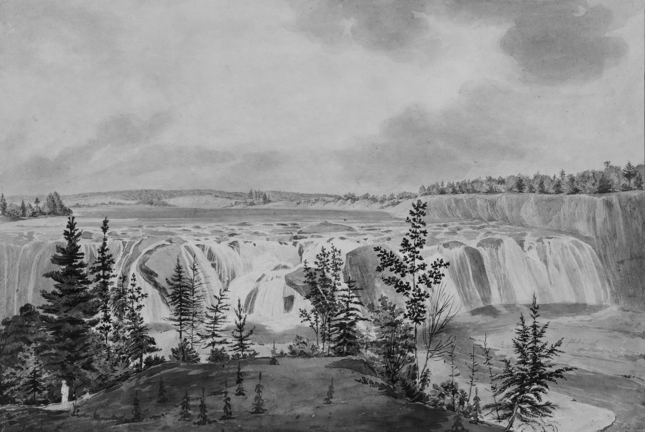 Cohoes Falls am Mohawk River, New York von John Rubens Smith