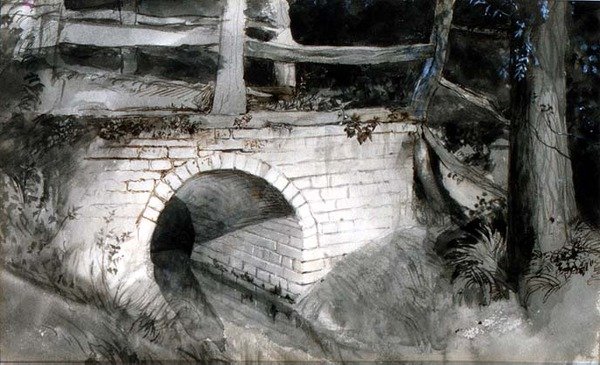 Die kleine Ziegelbrücke von John Ruskin