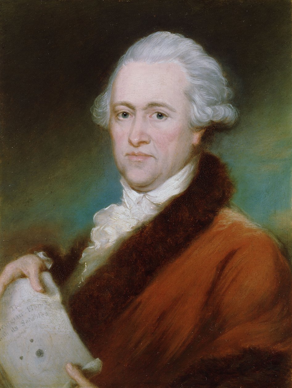 Sir William Herschel (1738-1822), um 1795 von John Russell