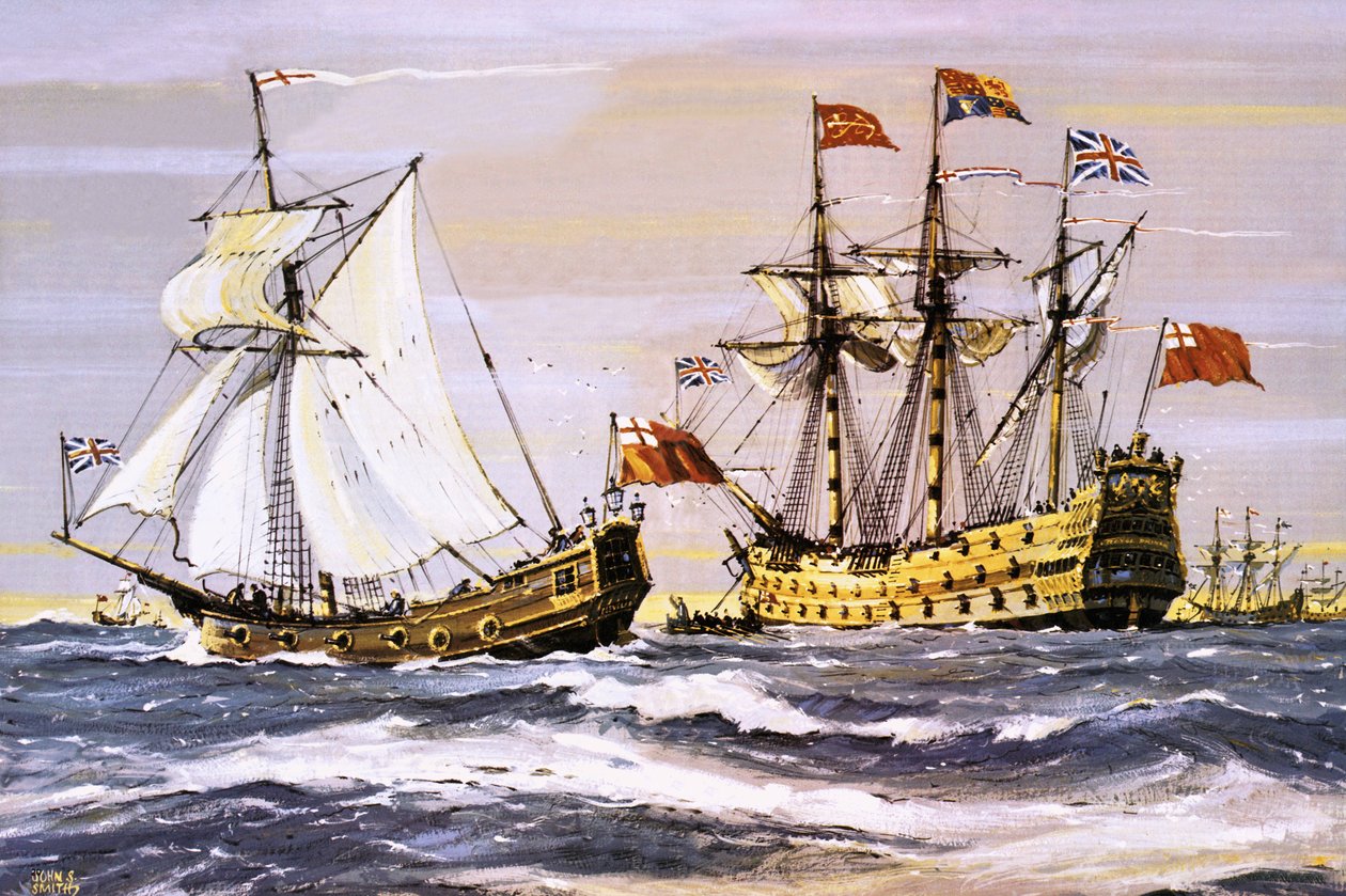 Karl II. besucht den königlichen Prinzen (im Jahr 1672) von John S. Smith