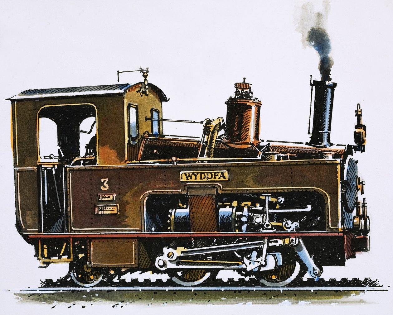 Die Welt der Geschwindigkeit und Kraft: Lokomotive der Snowdon Mountain Railway von John S. Smith