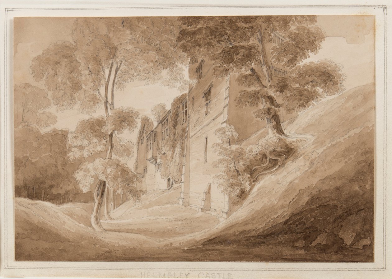 Helmsley Castle, Yorkshire, 25.-27. Oktober 1824 von John Scarlett Davis