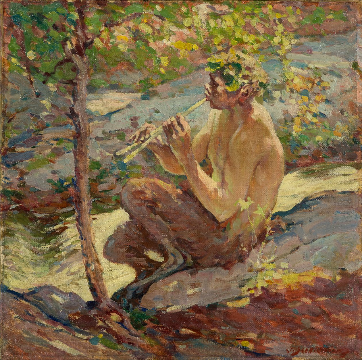 Faun, spätes 19. bis frühes 20. Jahrhundert von John Scott Williams