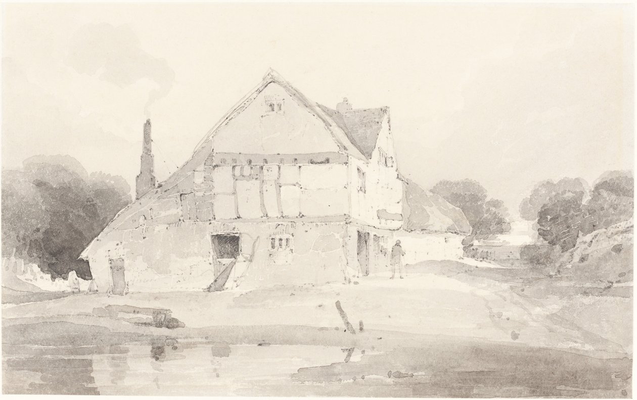 Ein Cottage in Dorking, Surrey von John Sell Cotman