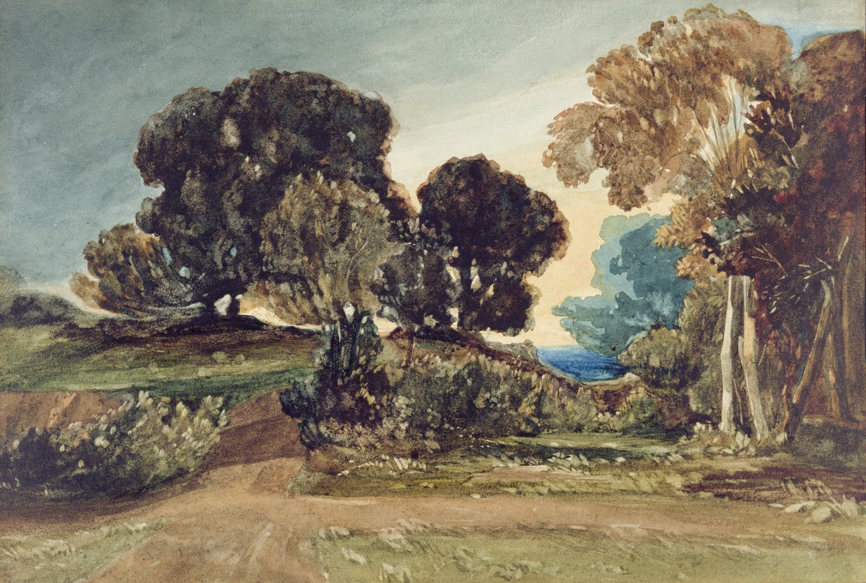 Ein bewaldeter Park von John Sell Cotman