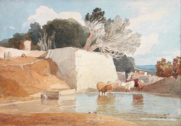 Viehtränke von John Sell Cotman
